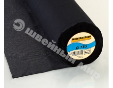 G785-98 (90смх25м чёрн) Тканная клеевая прокладка для тонких струящихся тканей