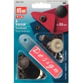 390358 Prym Кнопки "Anorak" с рисунком "Характер" темное серебро 20мм (6 шт) 390358 Prym Кнопки "Anorak" с рисунком "Характер" темное серебро 20мм (6 шт)