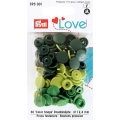 393001 Prym Love Кнопки "Color Snaps" круглые зеленые, темно-зеленые, салатовые 12,4 мм 30шт. 393001 Prym Love Кнопки "Color Snaps" круглые зеленые, темно-зеленые, салатовые 12,4 мм 30шт.