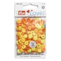 393602 Prym Love Кнопки"Color Snaps Mini"круглые с имитацией стежка d-9мм (36шт.)