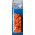393140 Prym Кнопки "Color Snaps" круглые оранжевые 12,4 мм 30 шт.