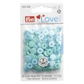 393502 Кнопки Prym Love Кнопки "Color Snaps mini", 9мм, круглые, бирюзовые и голубые оттенки
