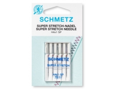 Иглы Schmetz оверлочные супер стрейч №75 HAX1 SP(хромированные)VMS